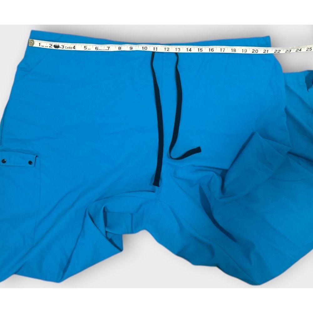 Wonder Wink Spread Good Cheer‎ Womens 3X Blue Scrub Pants Drawstring Style #5025 - Picture 4 of 8